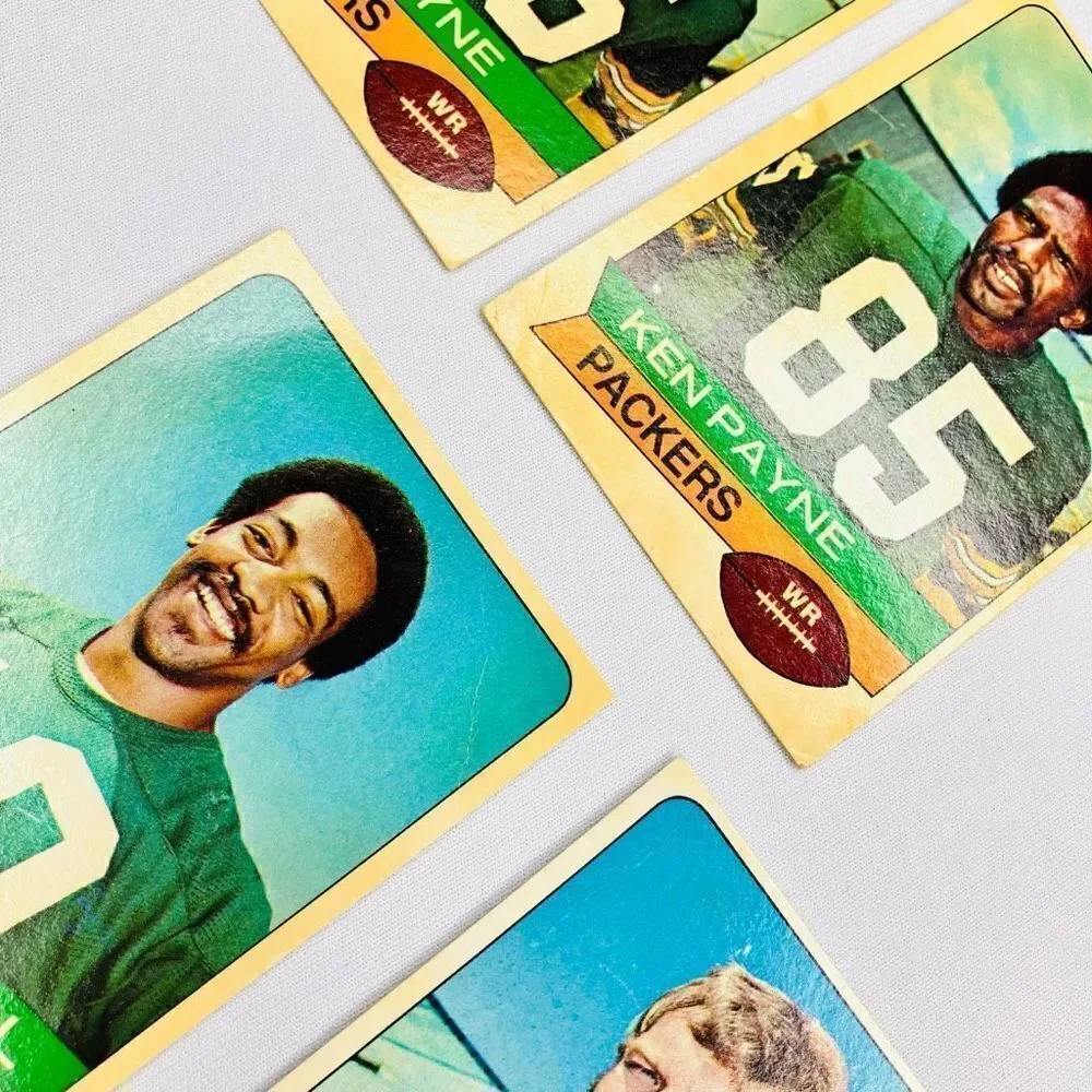 Vintage Green Bay Packers 1997 Team Football Player Cards Set of 10